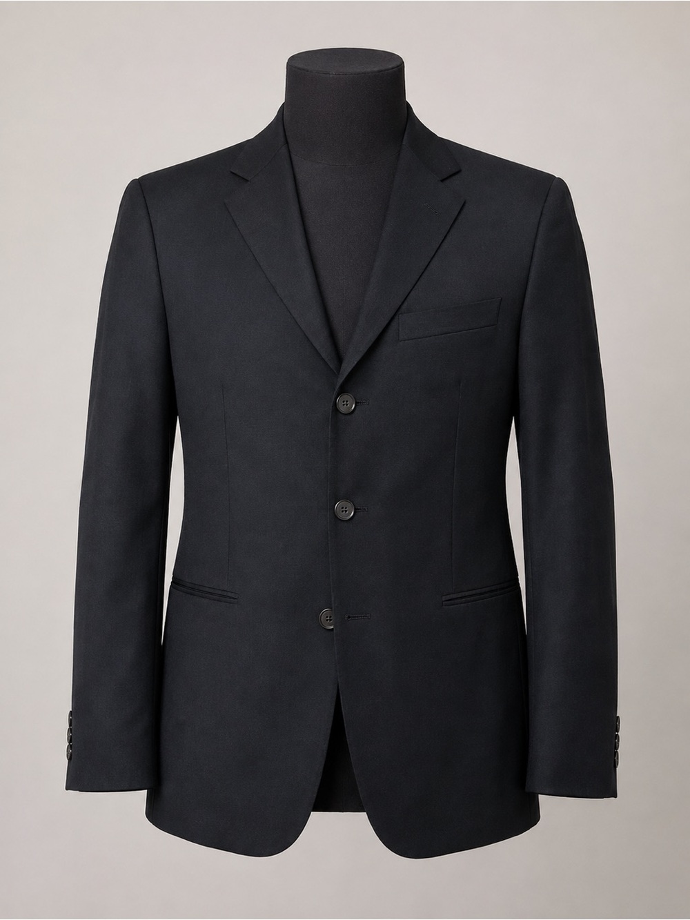 Hugo Boss Einstein Sigma Super 100 Wool Black Blazer 38S